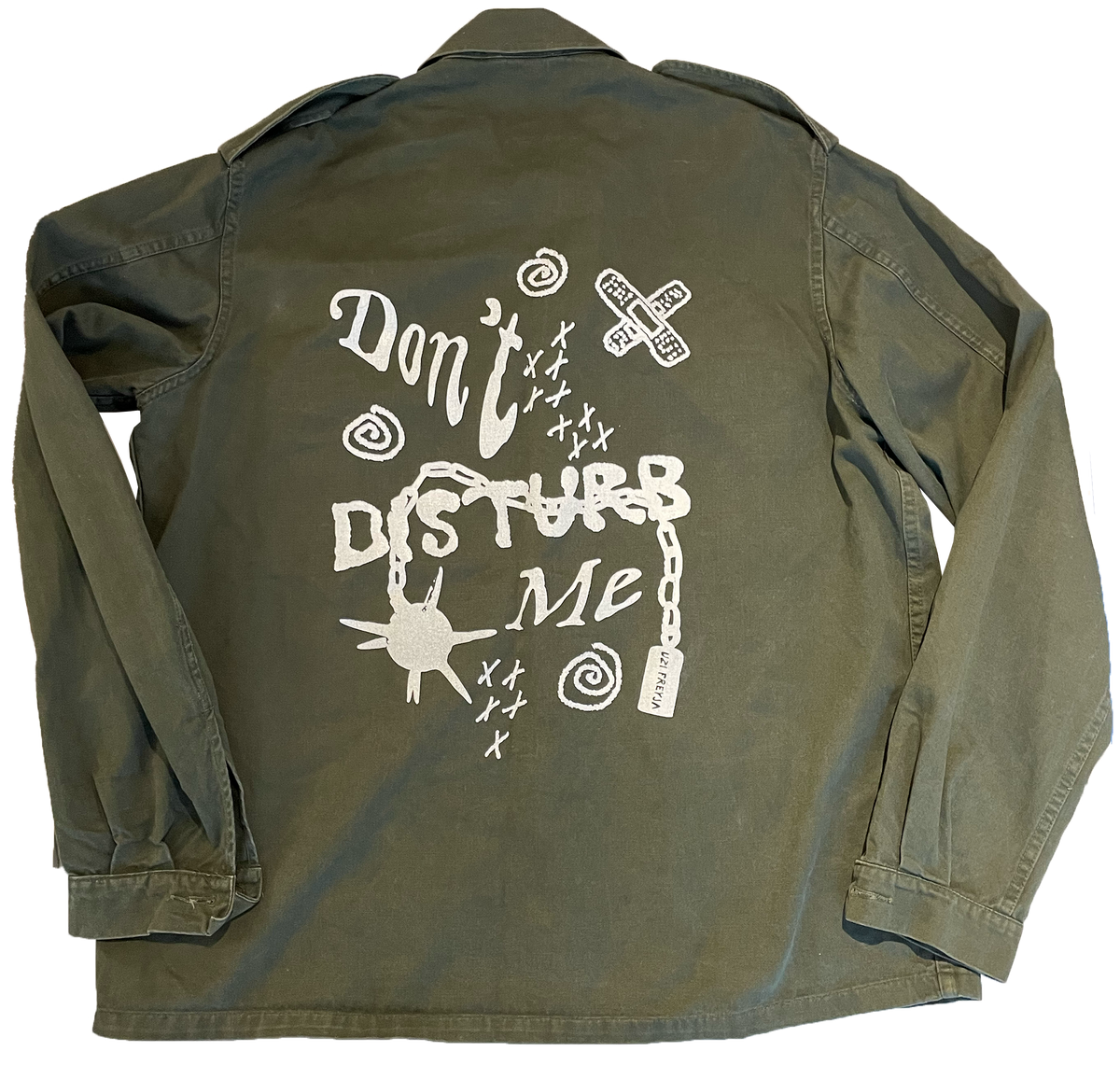 Military Jacket Don't Disturb Me *** Second hand <3